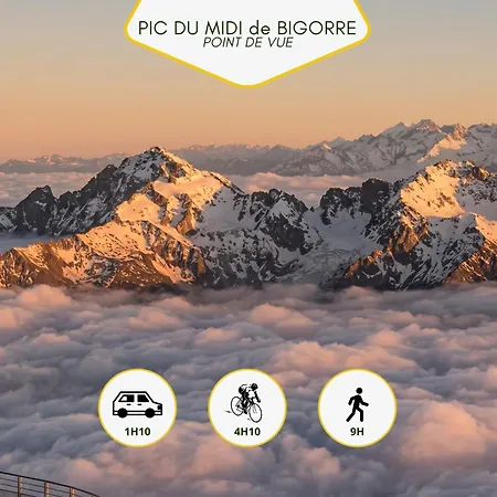Apartament Le Pre Carre - Ideal Couple - Detente Et Therme A Proximite - Terrasse - Calme - Randonnee & Cyclisme - Nature - Esprit - Speciale Ete Saint-Lary-Soulan